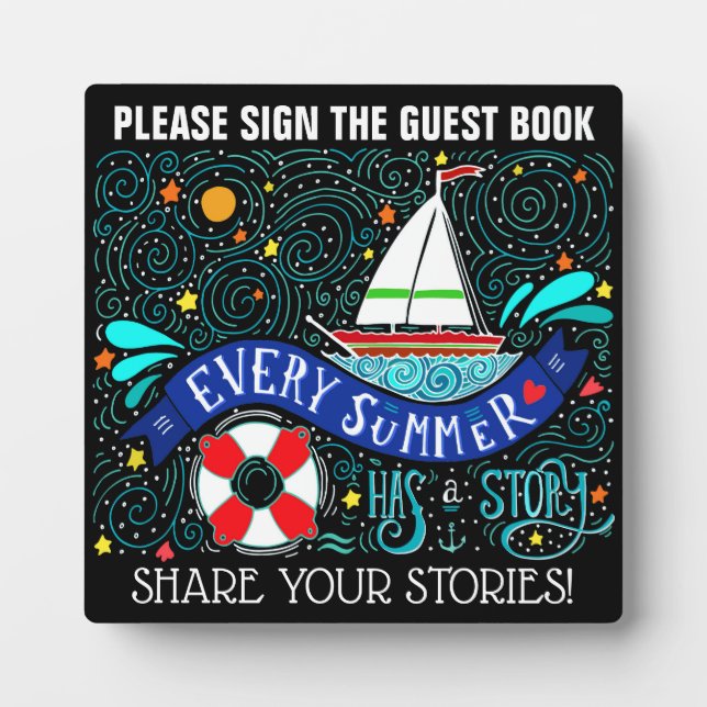 Summer Stories Plaque (Front)