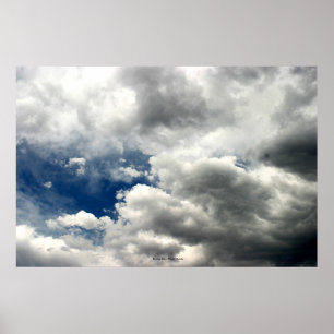 Summer Storm Clouds, Nevada Poster