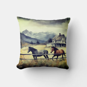 Summer storm  throw pillow