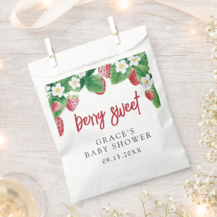 Summer Strawberry Baby Shower  Favour Bag