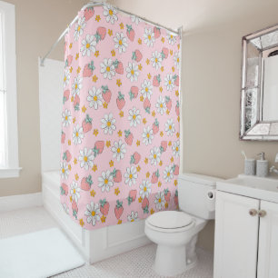 Summer Strawberry Daisy Pattern
