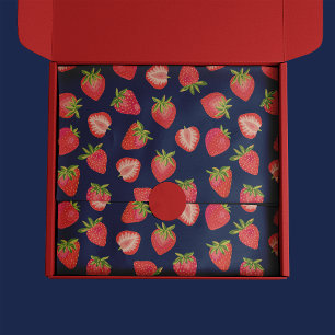 Summer Strawberry Fruit pattern Tissue Paper