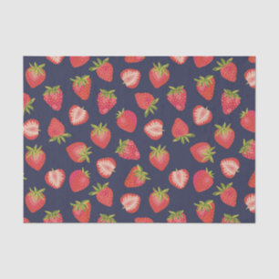 Summer Strawberry Fruit pattern Tissue Paper