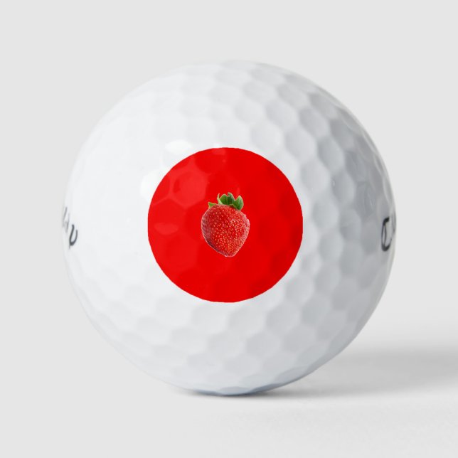 Summer Strawberry Golf Balls (Front)