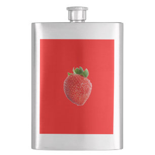 Summer Strawberry Hip Flask
