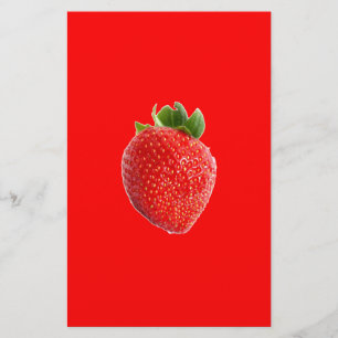 Summer Strawberry Stationery