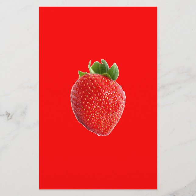 Summer Strawberry Stationery (Front)