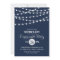 Summer String Lights Engagement Party Invitation
