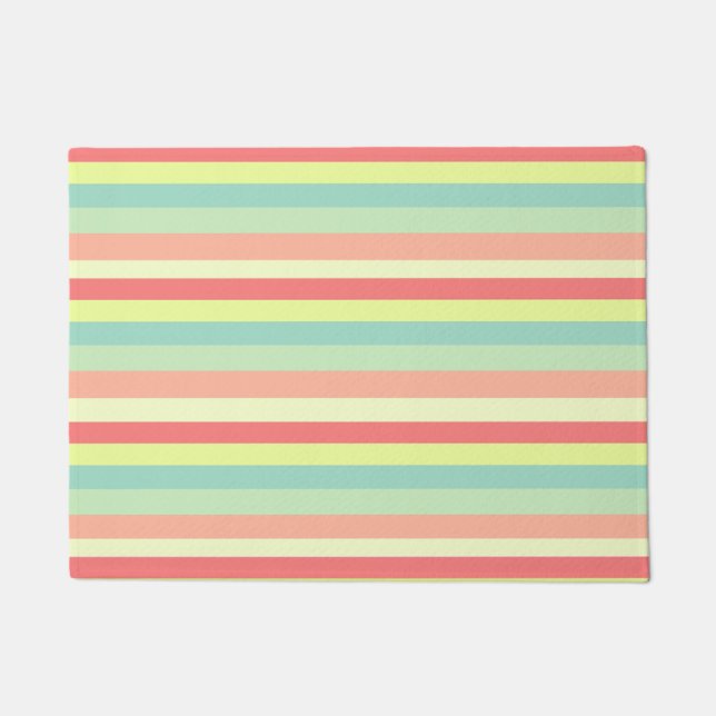 Summer Stripes Doormat (Front)