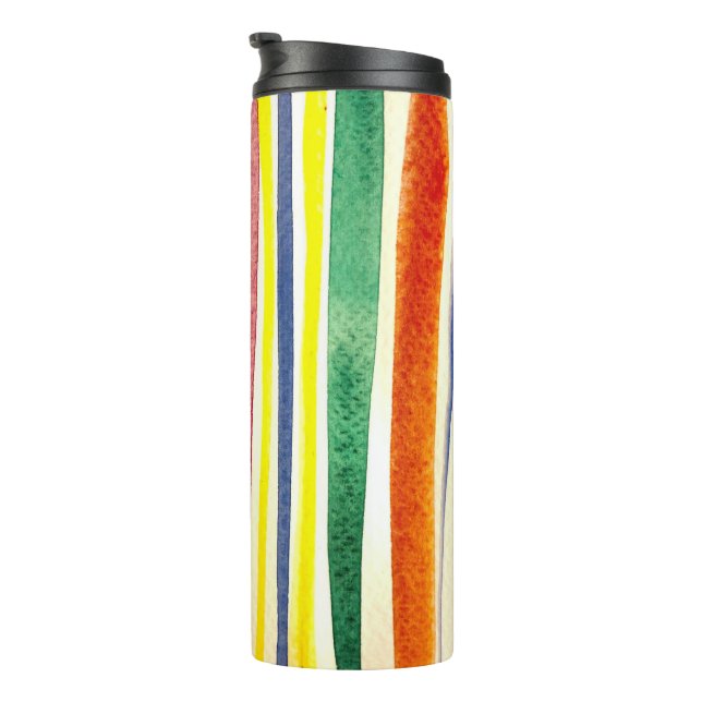 summer stripes thermal tumbler (Rotated Right)
