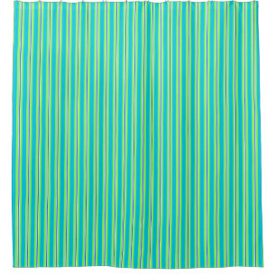 Summer stripes - turquoise and lime green