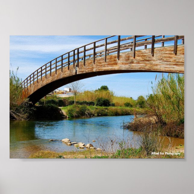 Summer Stroll Along the Túria River Poster (Front)