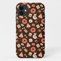 Summer Stuff Chocolate Brown Background