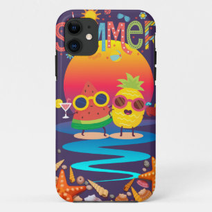 Summer Stuff Sunset Background iPhone 11 Case