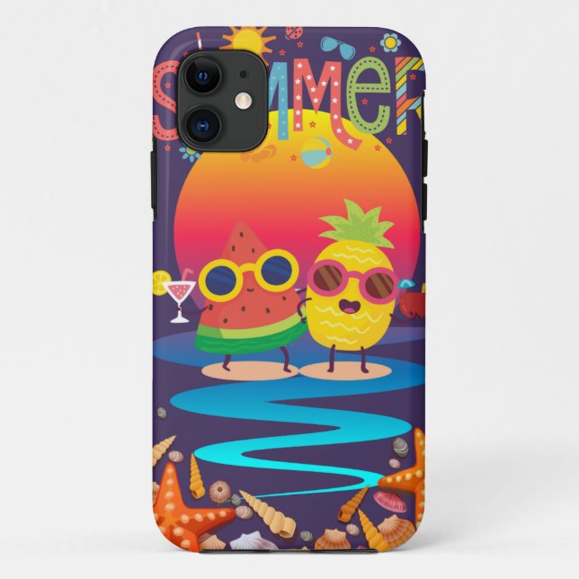 Summer Stuff Sunset Background Case-Mate iPhone Case (Back)
