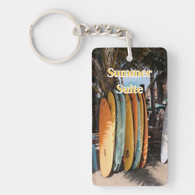 Summer Suite Surfboards Keychain (Front)