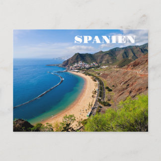 summer sun beach Spain Postcard