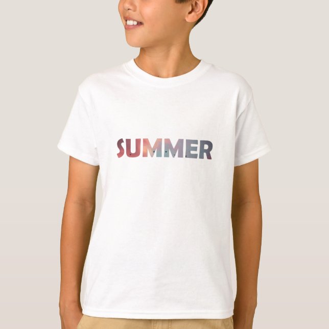 Summer Sun Beach Summer Sunset T-Shirt (Front)