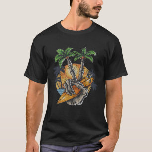 Summer sun skeletons and surf T-Shirt