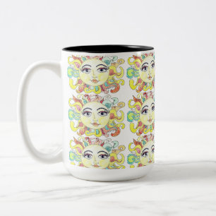 Summer Sun - you need this mug! Two-Tone Coffee Mug