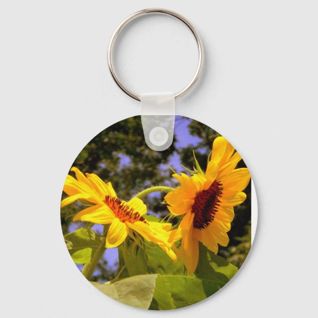 Summer Sunflower 2 Keychain (Front)