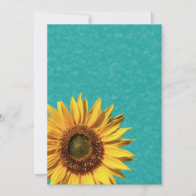 Summer Sunflower Bridal Shower Invitation (Front)