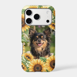 Summer Sunflower Custom Photo Chihuahua Phone Case