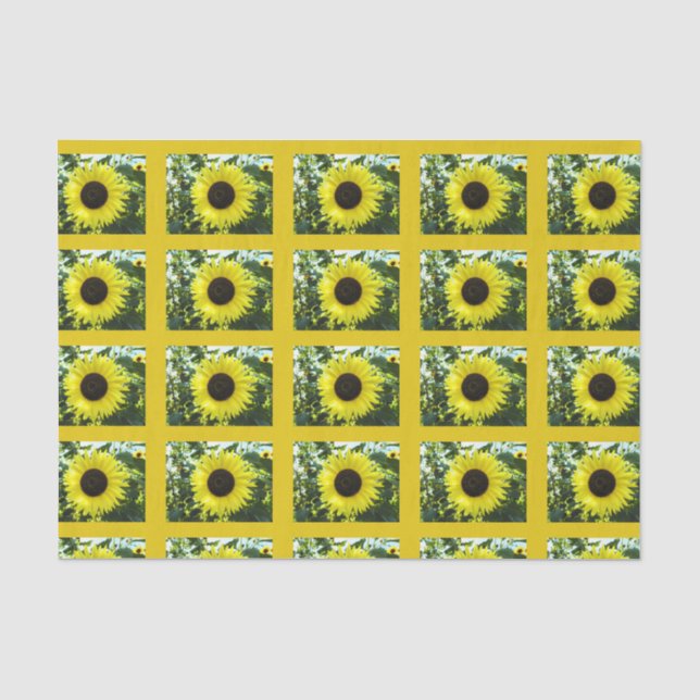 Summer Sunflower Tissue Paper (Front)