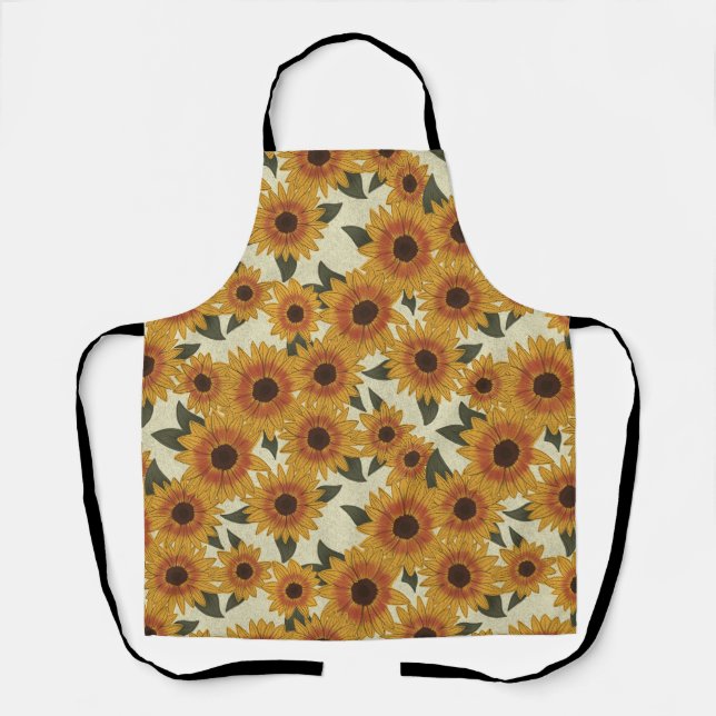 Summer Sunflowers Apron (Front)
