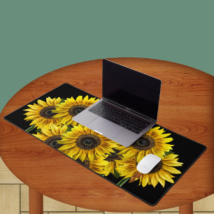 Summer Sunflowers Desk Mat