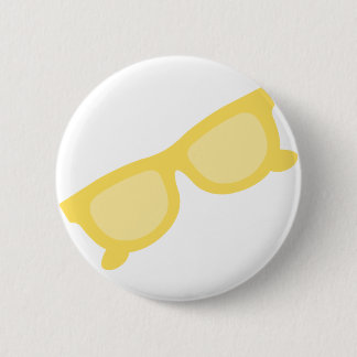 Summer sunglasses yellow hipster eyewear glasses 2 inch round button