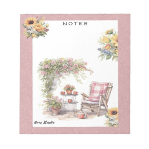 Summer Sunrise Blank Notepad