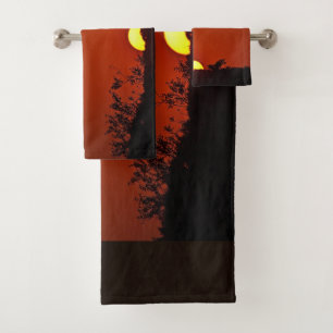 Summer Sunset Bath Towel Set