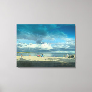 Summer Sunset Beach, Cape Cod Canvas Print