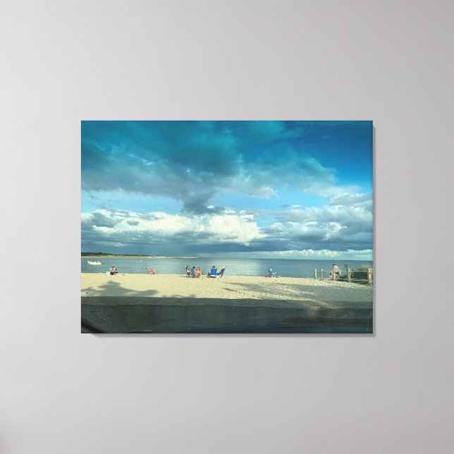 Summer Sunset Beach, Cape Cod Canvas Print (Front)