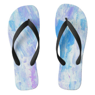 Summer Sunset/Blue/Pink/Abstract/ Flip Flops