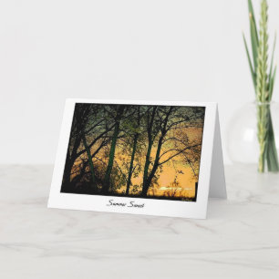 Summer Sunset Card