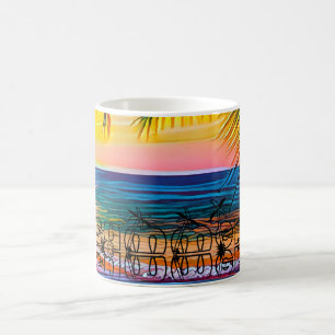 SUMMER SUNSET. COFFEE MUG