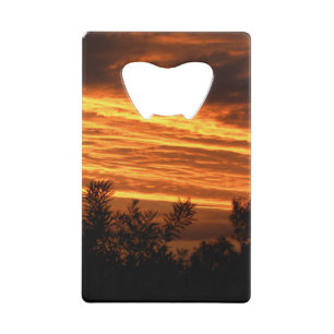 Summer Sunset in Canberra double-sided Wallet Bottle Opener