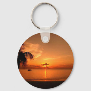 Summer Sunset Keychain