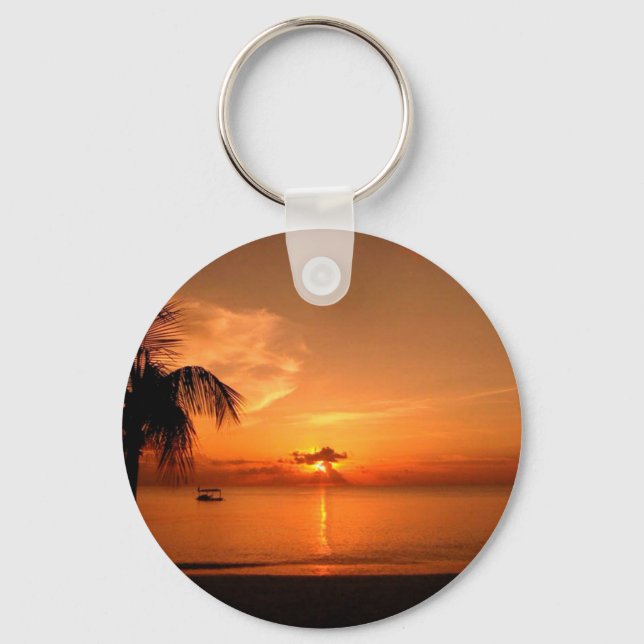 Summer Sunset Keychain (Front)