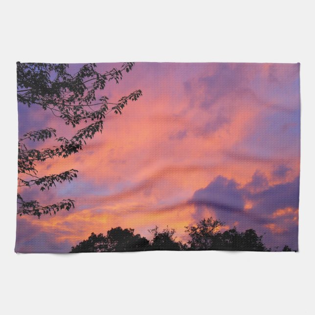 Summer Sunset Kitchen Towel (Horizontal)