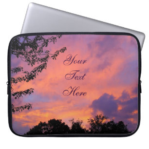 Summer Sunset Laptop Sleeve *Personalize*