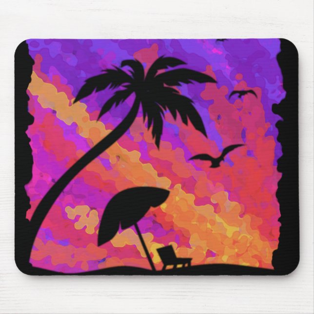 Summer Sunset Mouse Pad (Front)