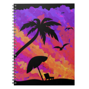 Summer Sunset Notebook