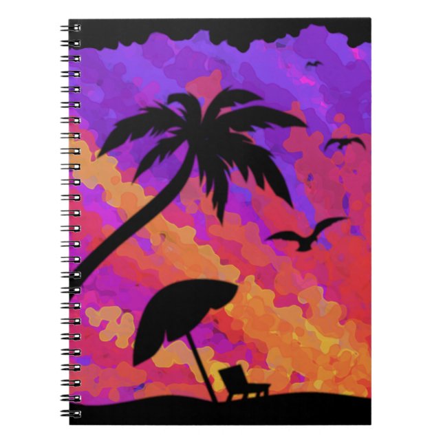 Summer Sunset Notebook (Front)