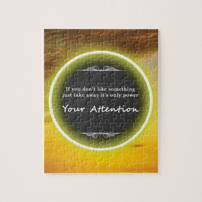 Summer Sunset Quote Jigsaw Puzzle (Vertical)