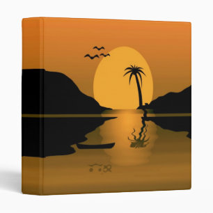 Summer Sunset Reflect Binder