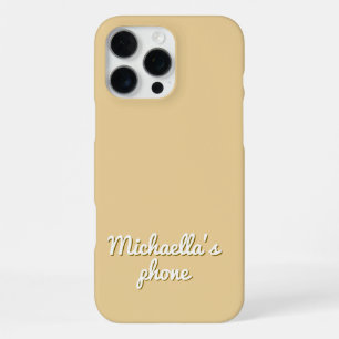 Summer Sunset Shadow Lettering Customizable iPhone 16 Pro Max Case