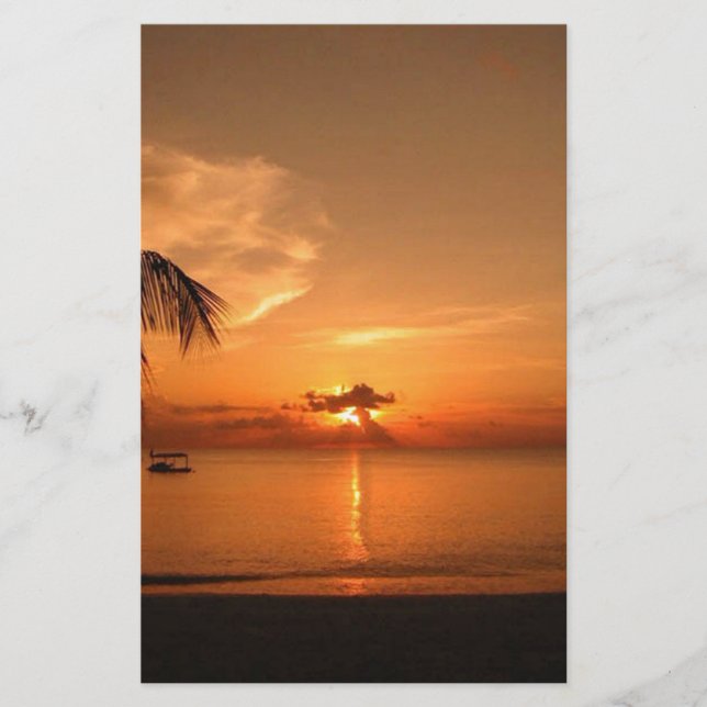 Summer Sunset Stationery (Front)